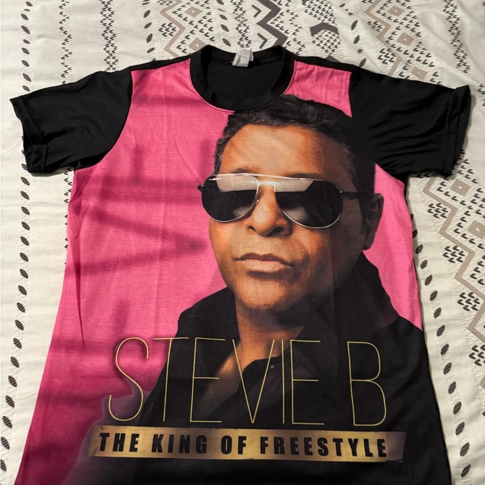 Black and Pink Short Sleeve Tees